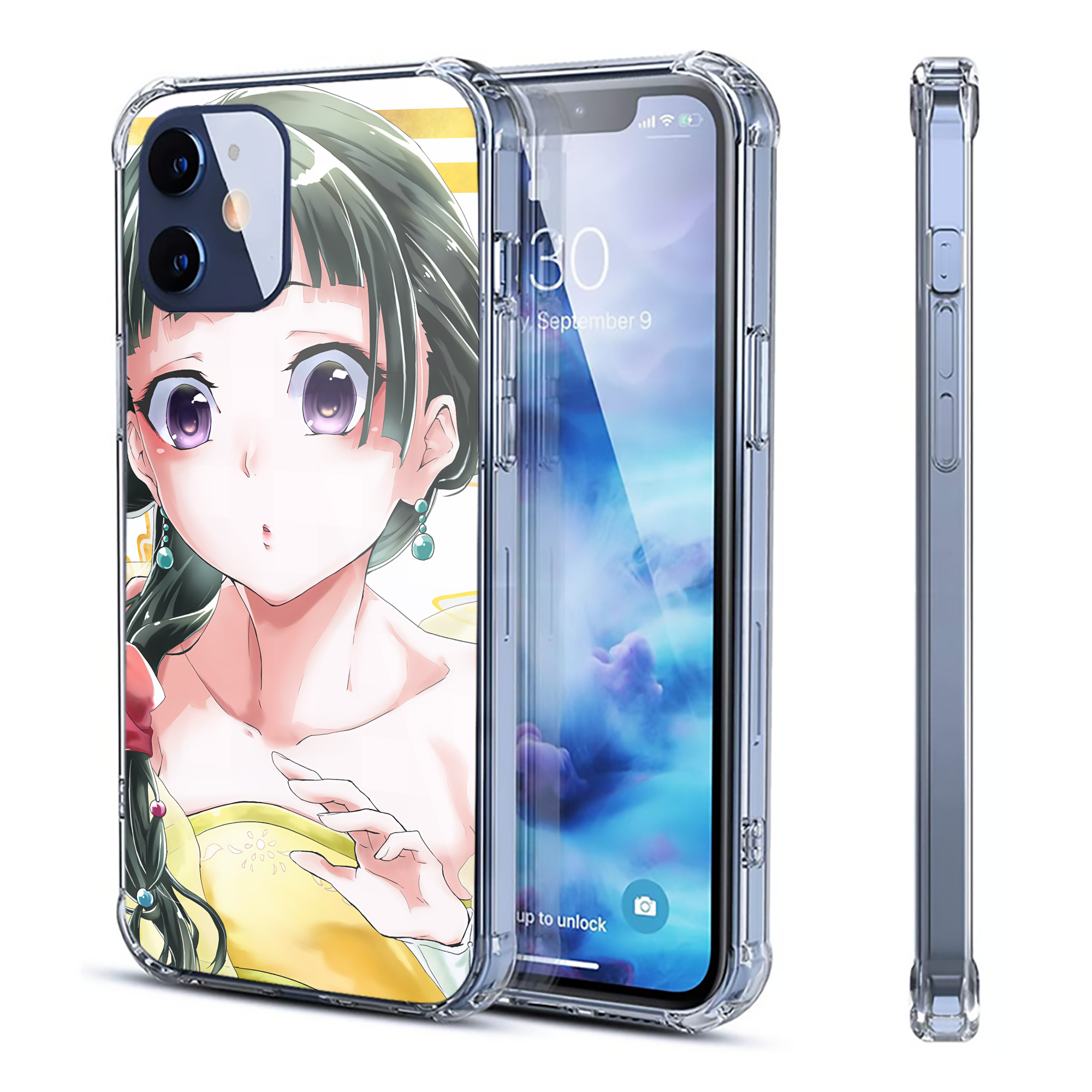 （画像用） 薬屋のひとりごと The Apothecary Diaries 【iPhone 12シリーズ対応】透明スマホケース（クリアソフトケース）